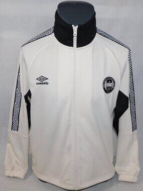 UMBRO x FREAK'S STORE Oversized Mens / Unisex XS Cream Black Track Jacket Ltd Ed